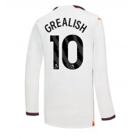 Moški Nogometni dresi Manchester City Jack Grealish #10 Gostujoči 2023-24 Dolgi Rokav